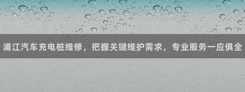 威廉国际平台有人玩过吗知乎：浦江汽车充电桩维修，把握关键维护需求，专业服务一应俱全
