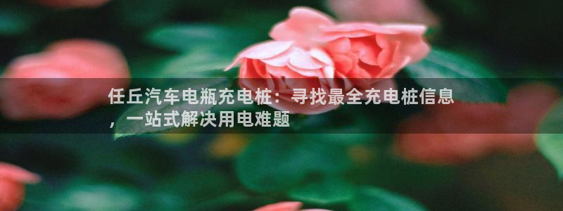 威廉希尔interwetten指数：任丘汽车电瓶充电桩：寻找最全充电桩信息
，一站式解决用电难题