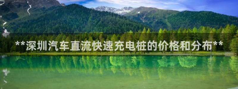 威廉希尔APP入口 - 威廉希尔中文官方网站：**深圳汽车直流快速充电桩的价格和分布**